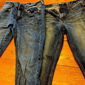2 pairs of Aeropostale jeans 29x32